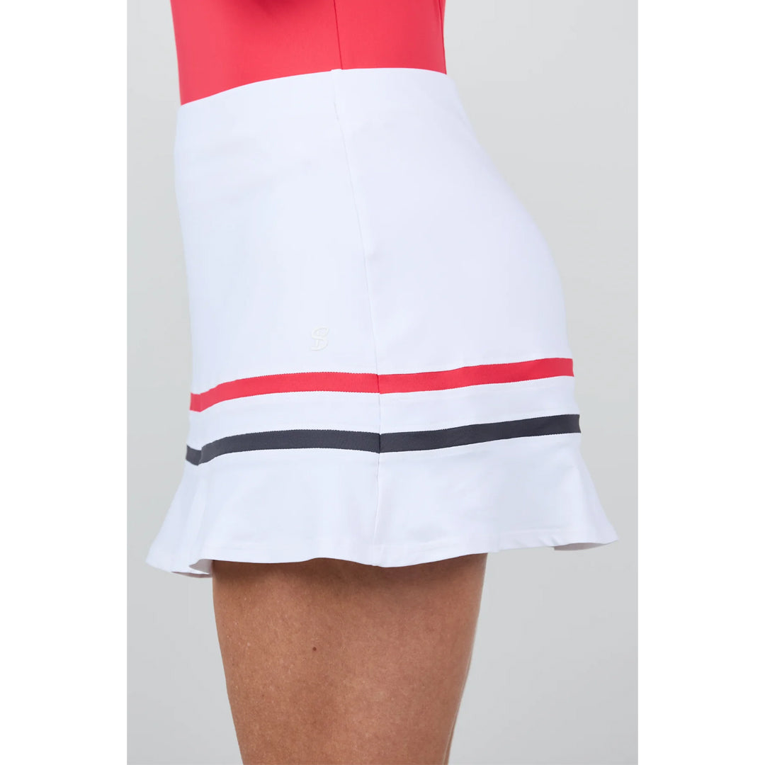 Sofibella Women's Berry Fusion 14" Skort - Berry Red