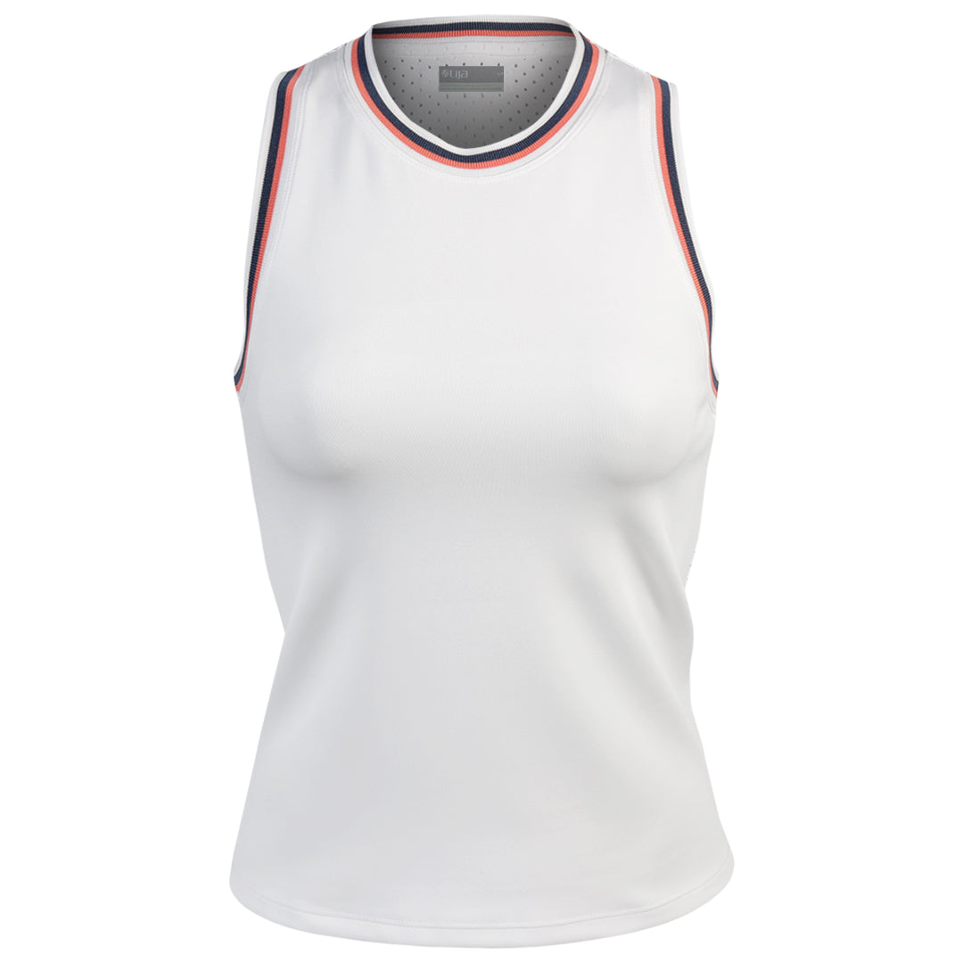 Lija Women's Club Edit Varsity 2.0 Tank - White/Night Multi