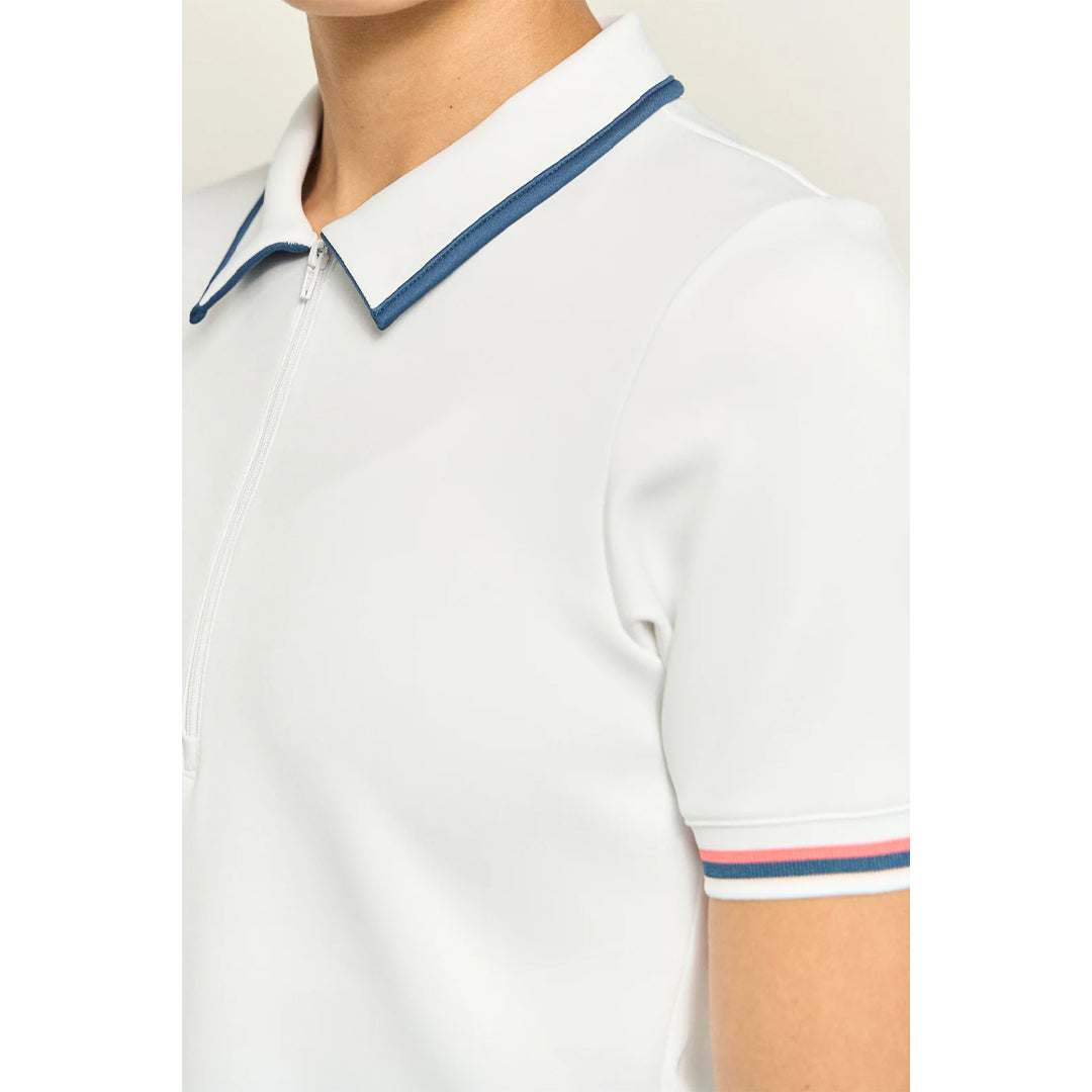 Lija Women's Club Edit Polo - White/Night Multi