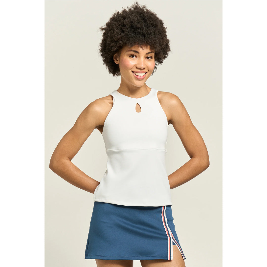 Lija Women's Club Edit Spin Tank - White