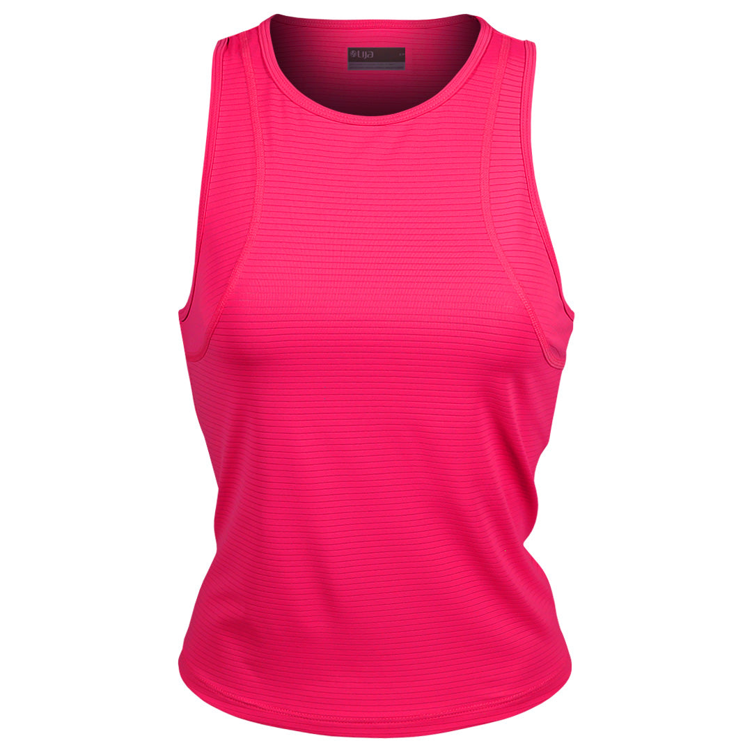 Lija Women's Love All Shift Tank - Fuchsia