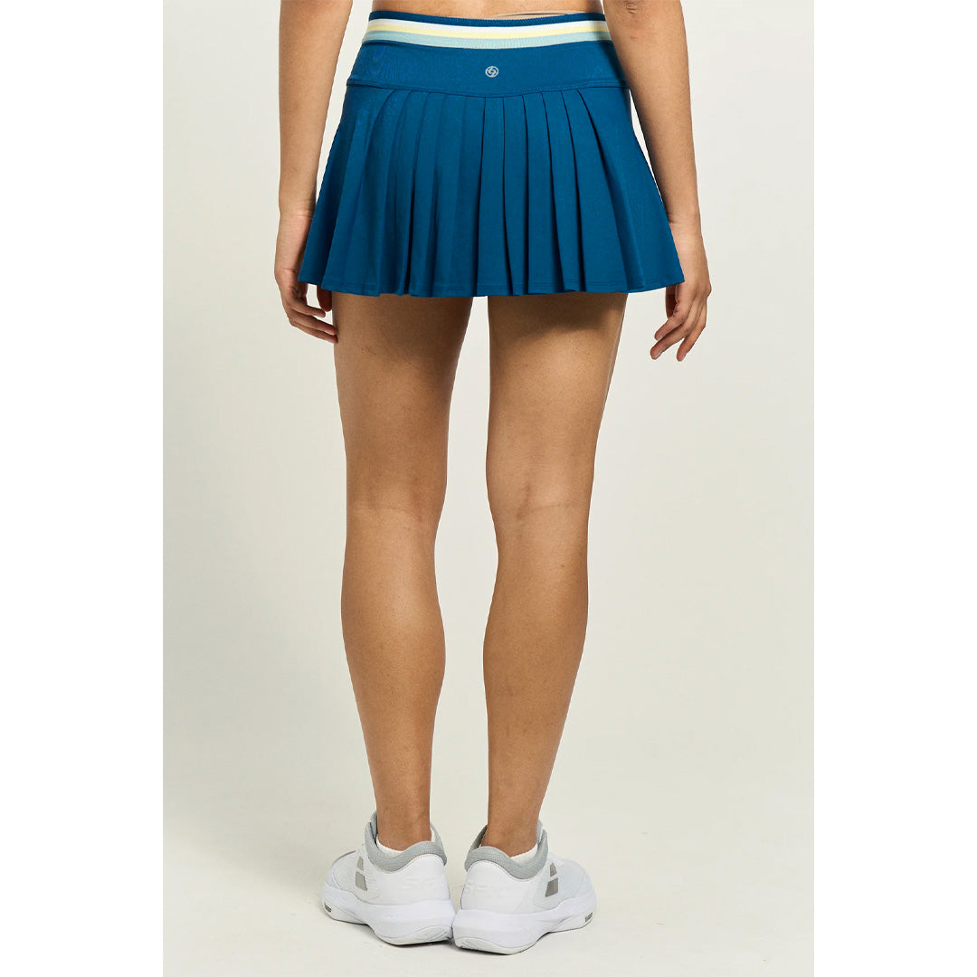 Lija Women's Modern Match Step 13" Skort - Poseidon/Multi