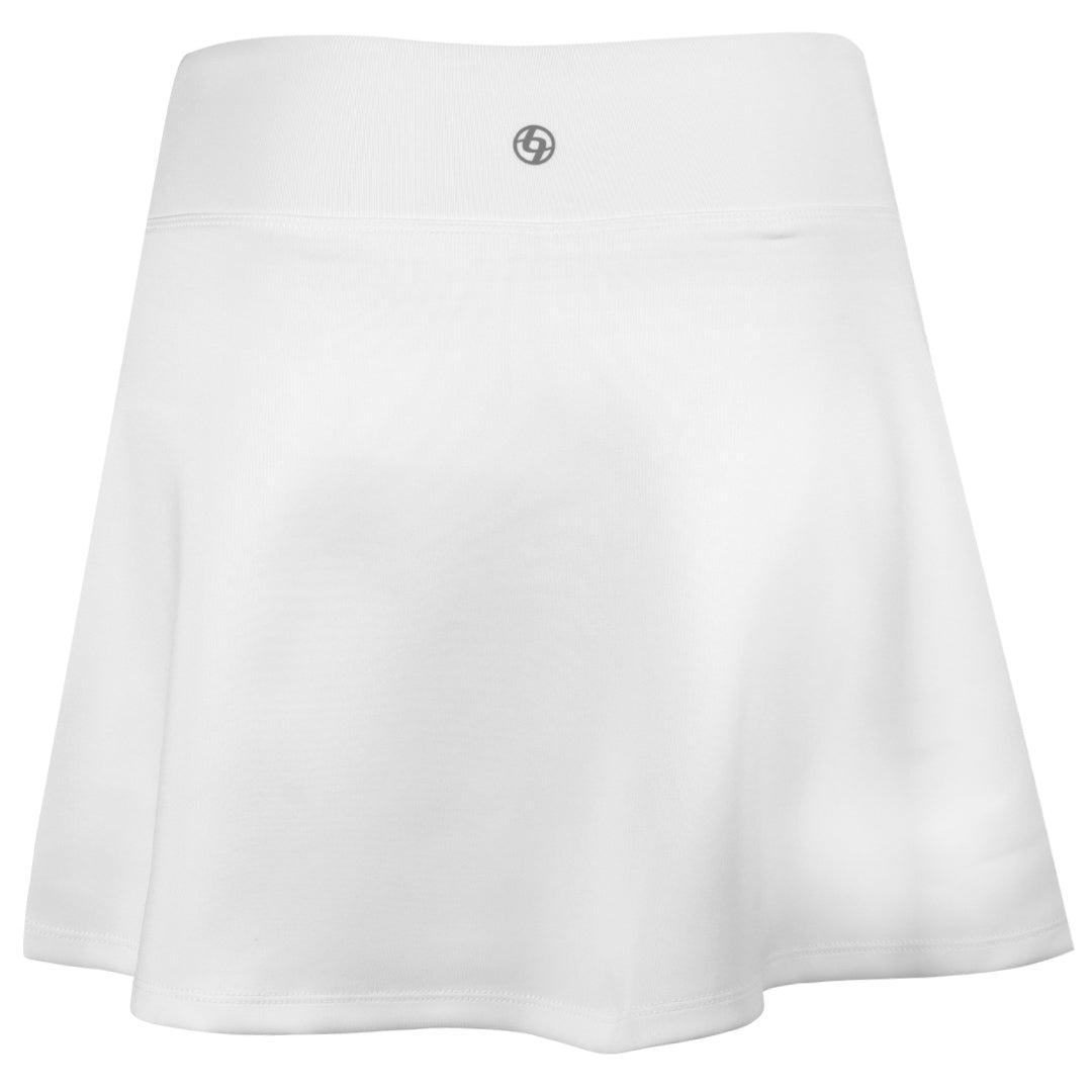 Lija Women's Club Edit Uprise 15" Skort - White/Night Multi