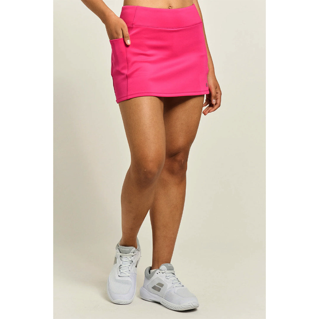 Lija Women's Love All Vex 13" Skort - Fuchsia