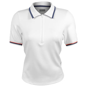 Lija Women's Club Edit Polo - White/Night Multi
