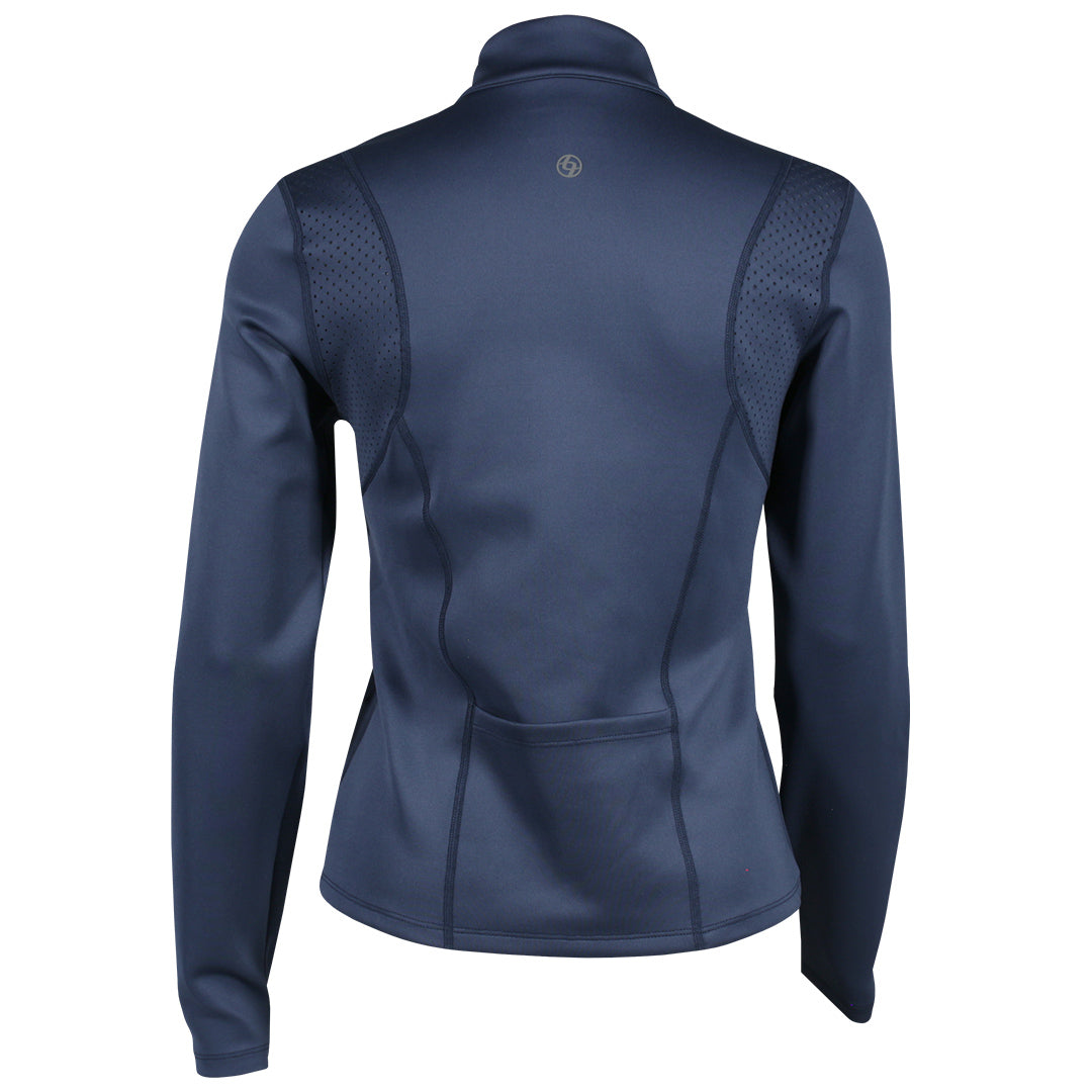 Lija Women's Love All Nolan Mock Zip Long Sleeve - Night