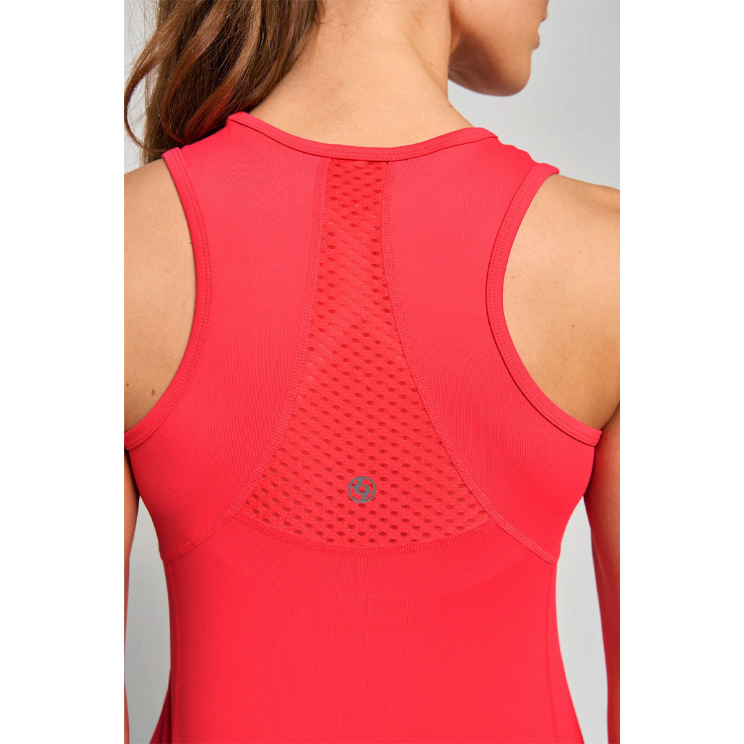 Lija Women's Game Changer Bondi Tank - Hibiscus