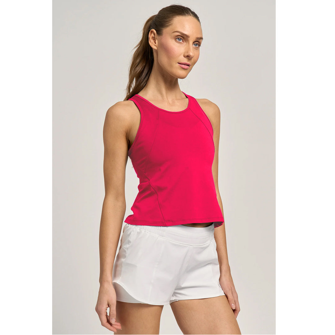 Lija Women's Court Crush Daily Tank - Fuchsia