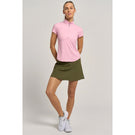 Lija Women's Born To Play Sly Zip Mock Tee - Peonies