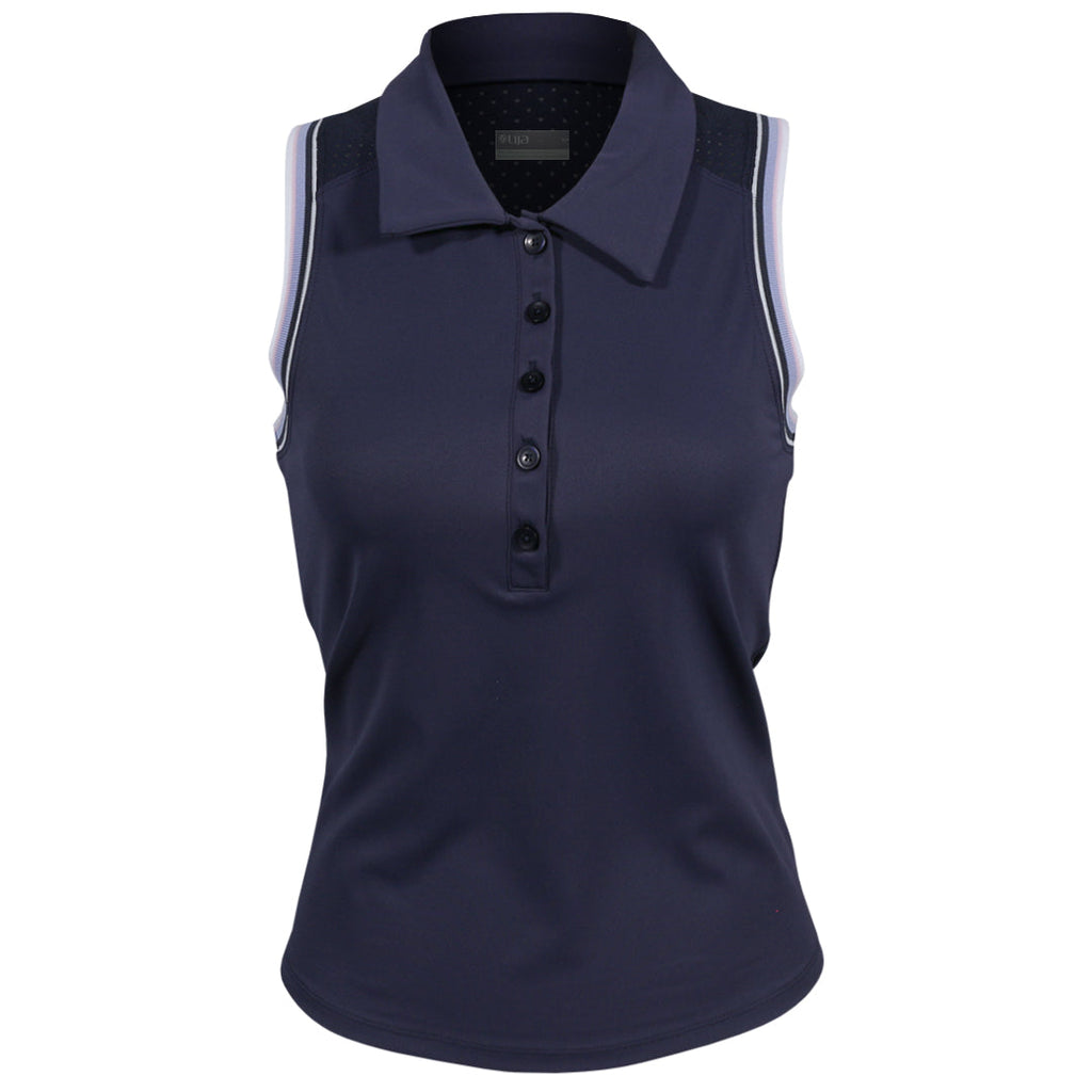 Lija Women's Born To Play Slice Polo - Dark Navy/Multi
