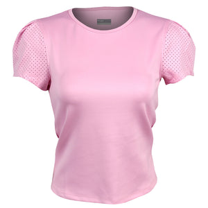 Lija Women's Born To Play Signet Tee - Peonies