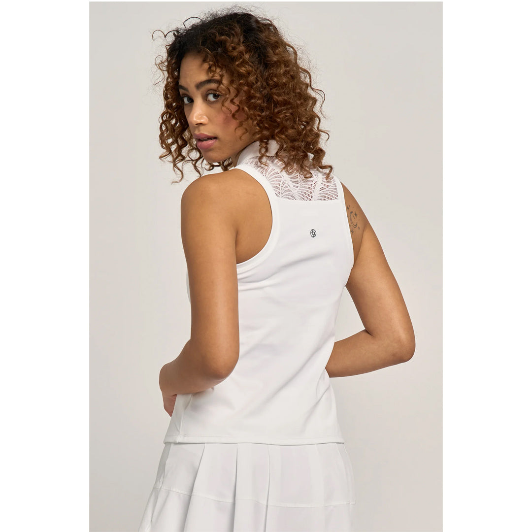 Lija Women's Match Point Slice Polo - White
