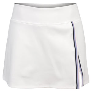 Lija Women's Born To Play Uprise 13" Skort - White/Periwinkle