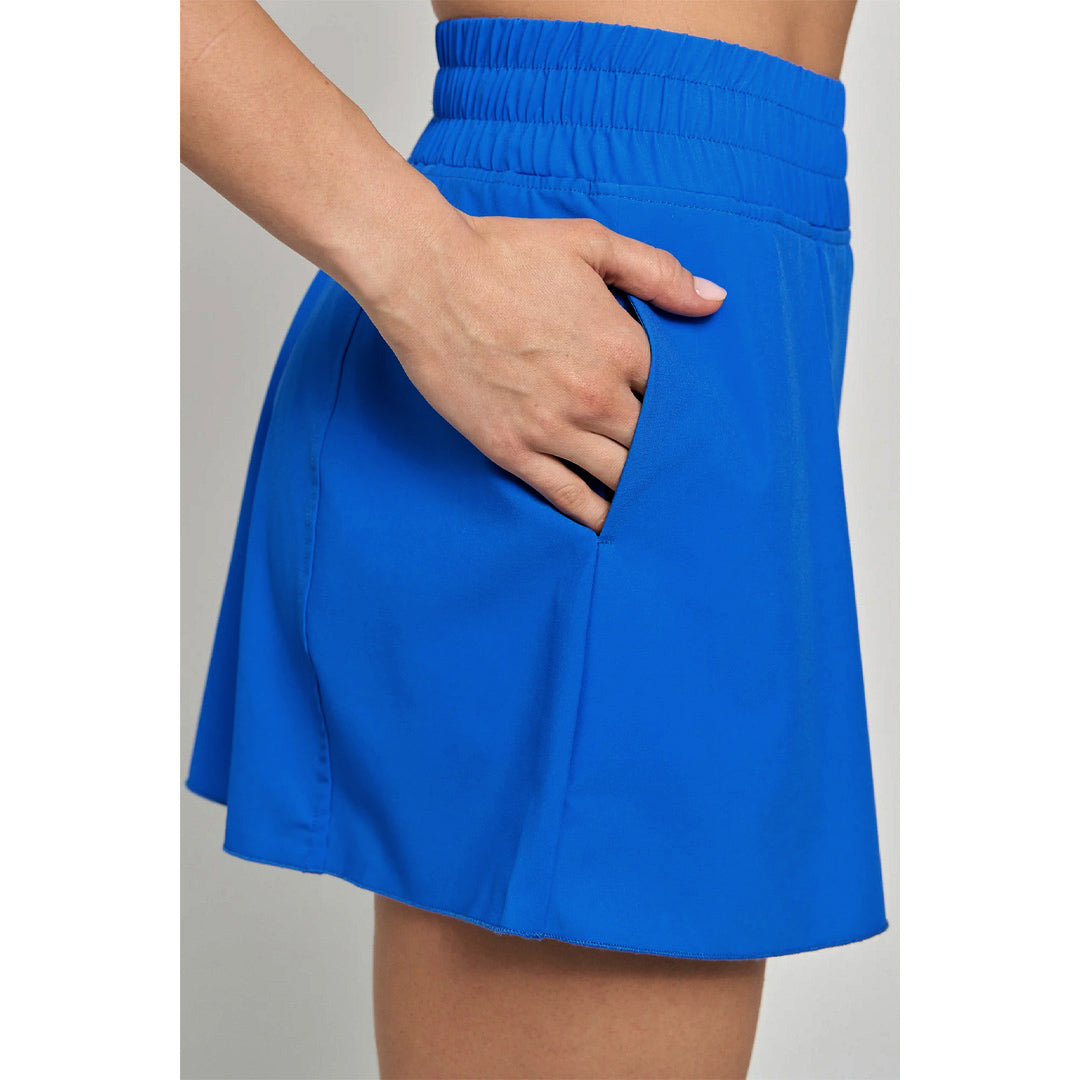 Lija Women's Court Crush Volume Short - Cobalt