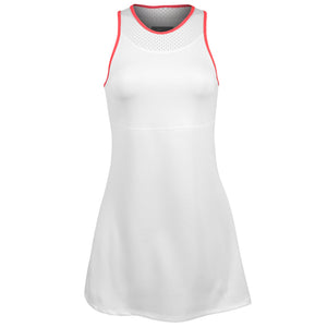 Lija Women's Game Changer City Dress - White/Hibiscus