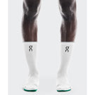 On Elite Run High 1 Pack Socks - White/Ivory