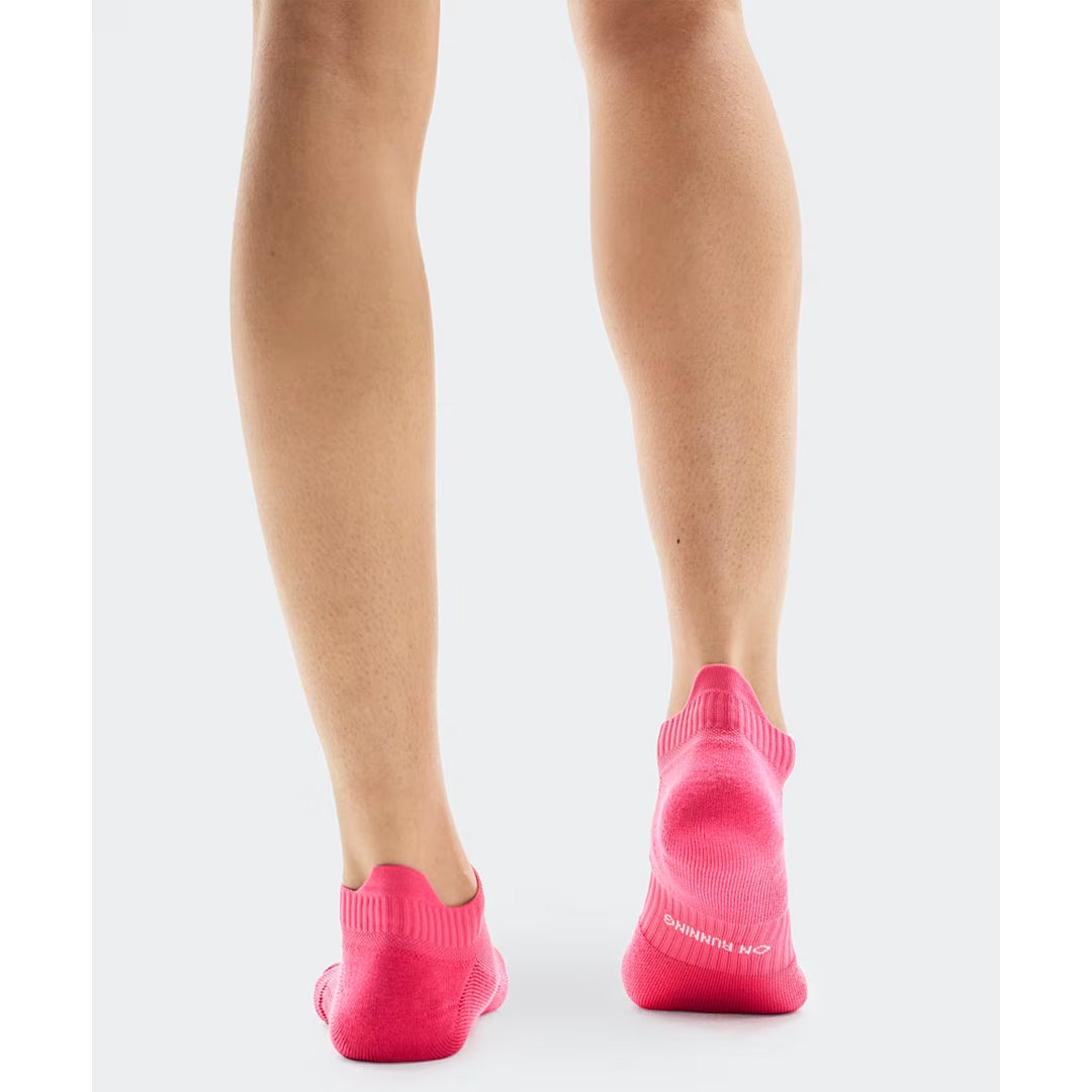 On Core Run Low 2 Pack Socks - Flame/Pink