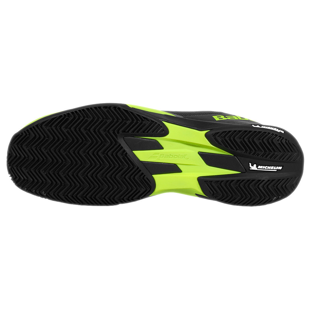 Babolat Men's Jet Mach 4 - Clay - Black/Aero