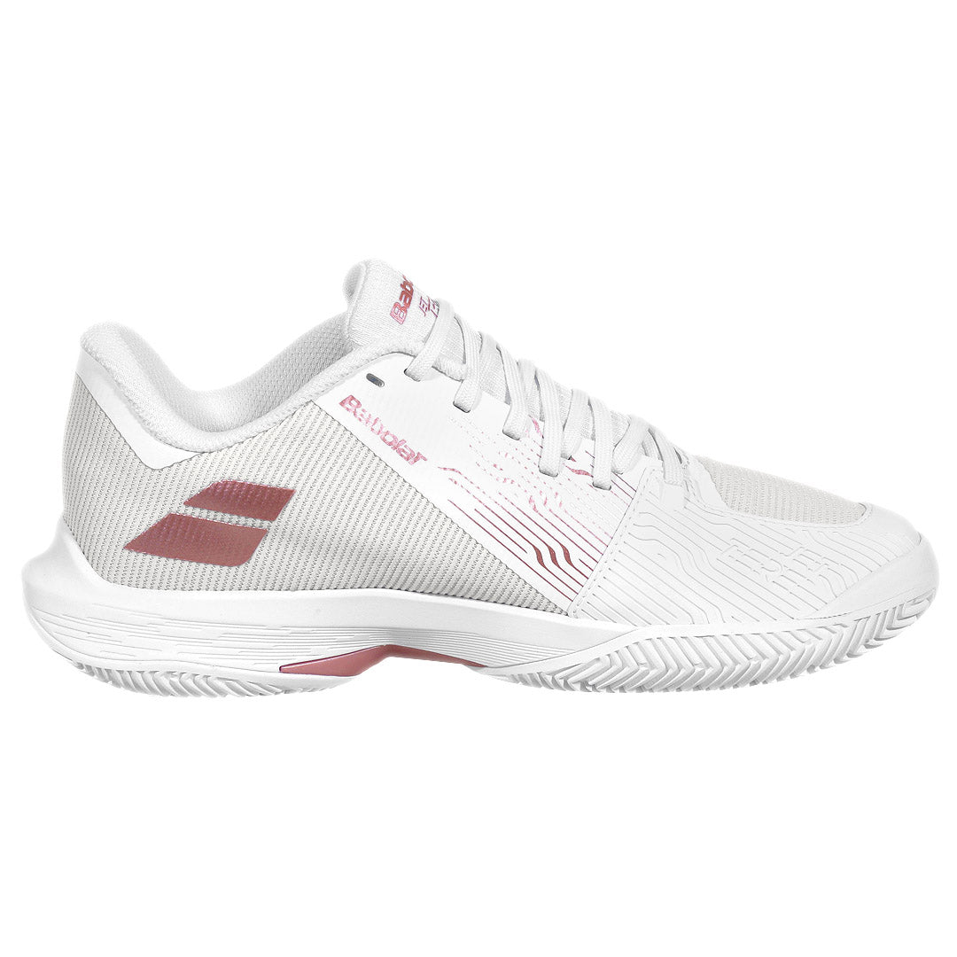 Babolat Women's Jet Tere 2 - Clay - White/Cold Pink