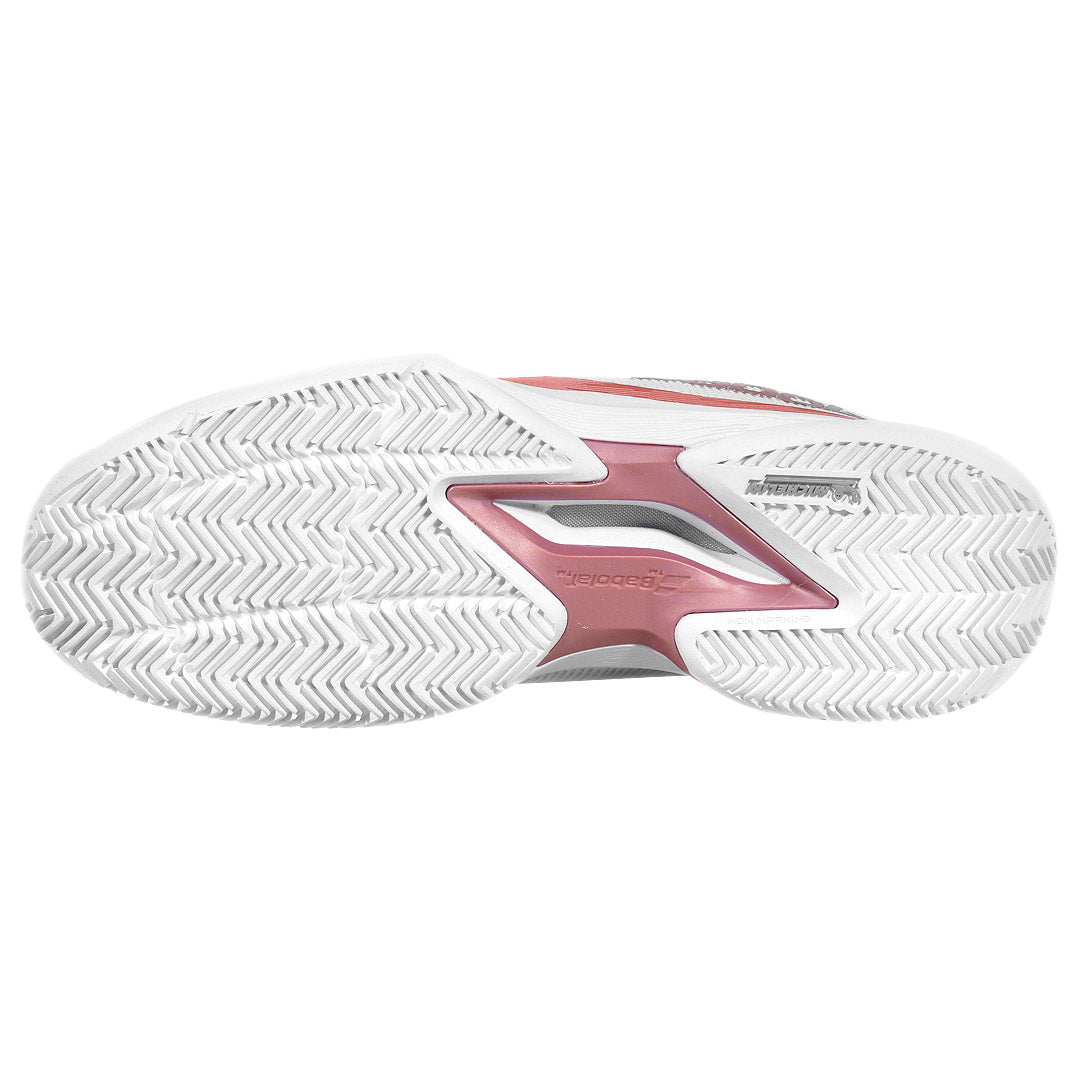 Babolat Women's Jet Tere 2 - Clay - White/Cold Pink