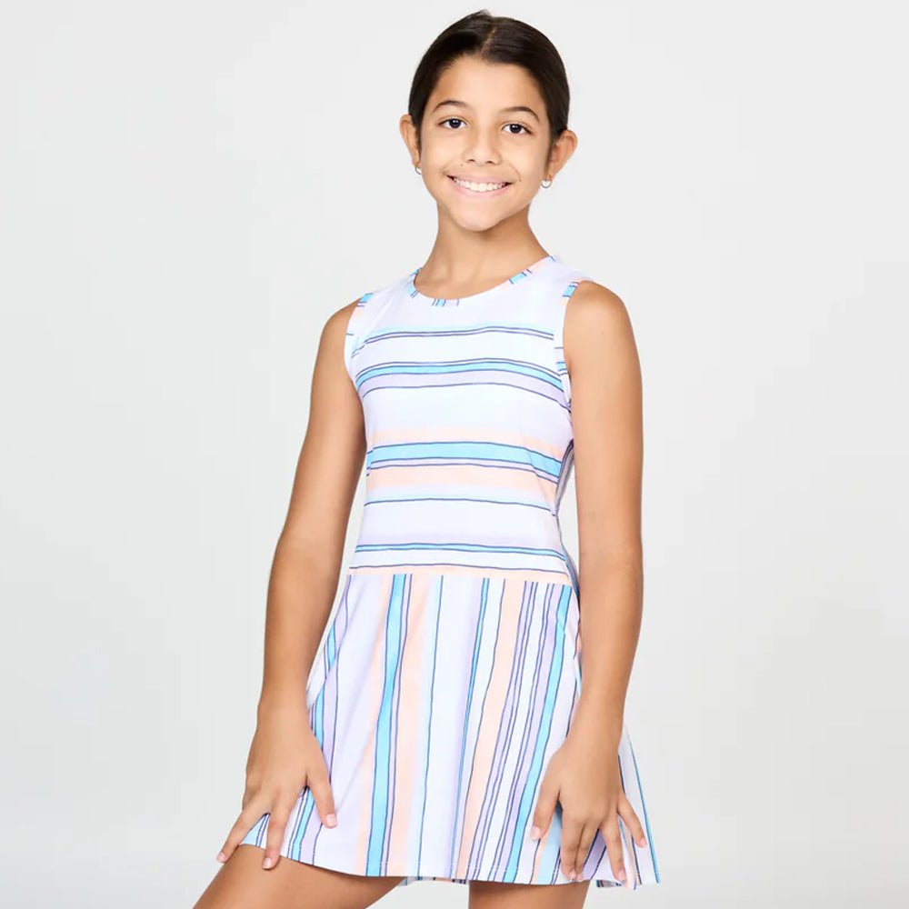Sofibella Girls Fun Stripes Dress - Fun Stripes Multi Colour