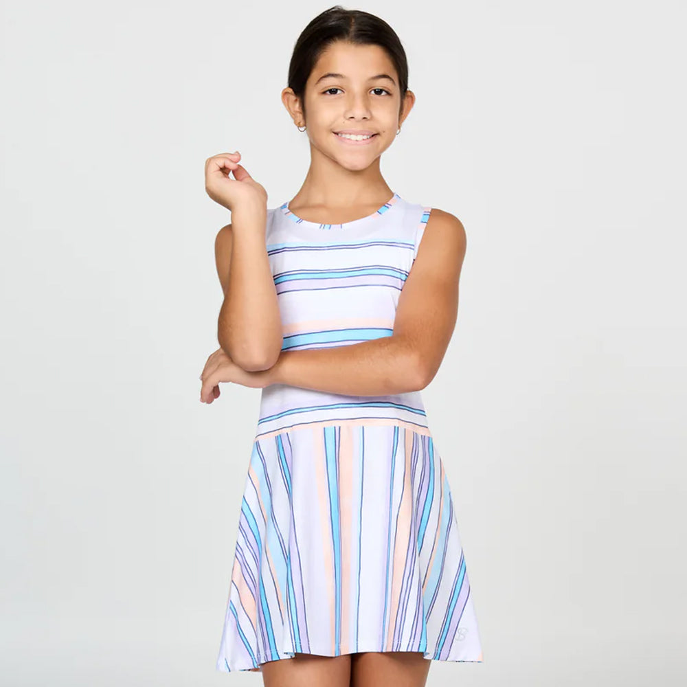 Sofibella Girls Fun Stripes Dress - Fun Stripes Multi Colour