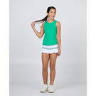 Sofibella Girls Green Spirit Skort - White