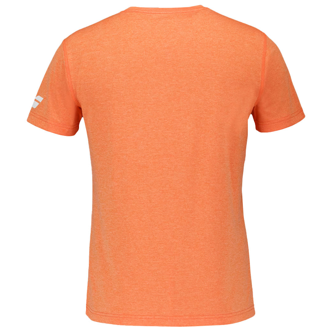 Babolat Men's Exercise Graphic Tee - Vibrant Orange Heather
