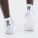 On Court Mid 1 Pack Socks - White/Indigo