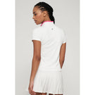 Lija Women's Don't Stop Me Now Roller Tee - White/Prism Pink