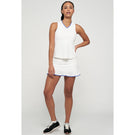 Lija Women's Hot Shot Victory Top - White/Royal Blue