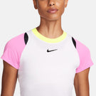 Nike Women's Advantage Short Sleeve - White/Playful Pink
