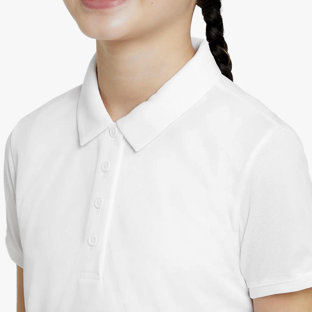 Nike Girls Victory Polo - White