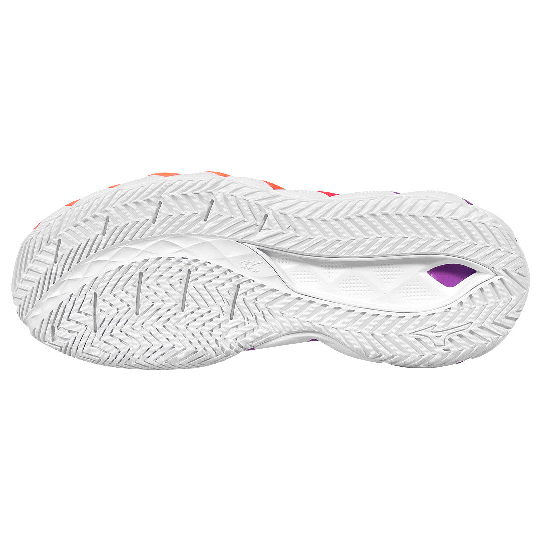 Mizuno Women's Wave Enforce Tour 2 - White/Hot Lava
