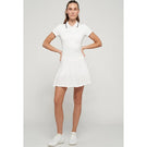 Lija Women's Don't Stop Me Now Classic Polo - White/Olive