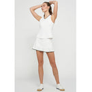 Lija Women's Don't Stop Me Now Victory Tank - White/Dark Olive