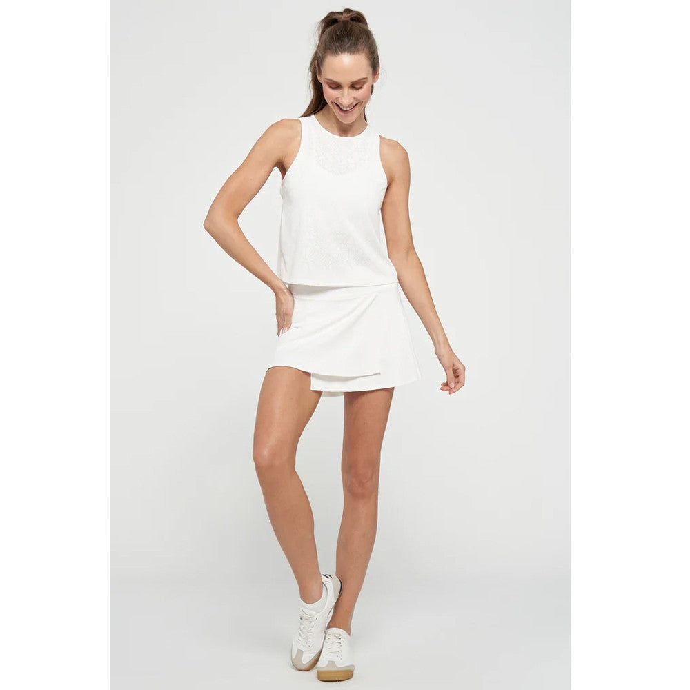 Lija Women's Tiebreak 13" Skort - White