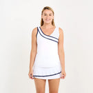 Sofibella Women's Indigo 25" Tank - White