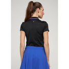 Lija Women's Hot Shot Classic Polo - Black/Royal Blue