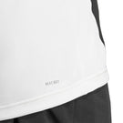 adidas Men's Pro Freelift Henley Polo - Black/White