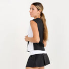 Sofibella Women's Monochrome Cap Sleeve Top - Black/White