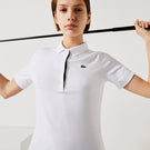 Lacoste Women's Sport Stretch Polo - White/Navy