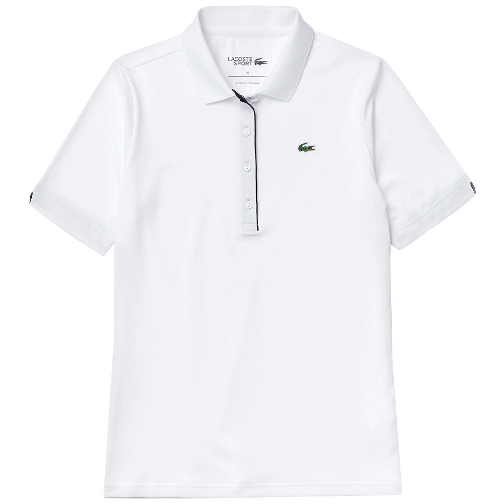 Lacoste Women's Sport Stretch Polo - White/Navy