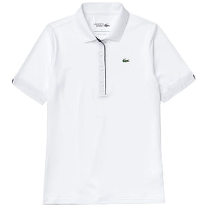Lacoste Women's Sport Stretch Polo - White/Navy