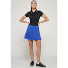 Lija Women's Hot Shot Classic Polo - Black/Royal Blue