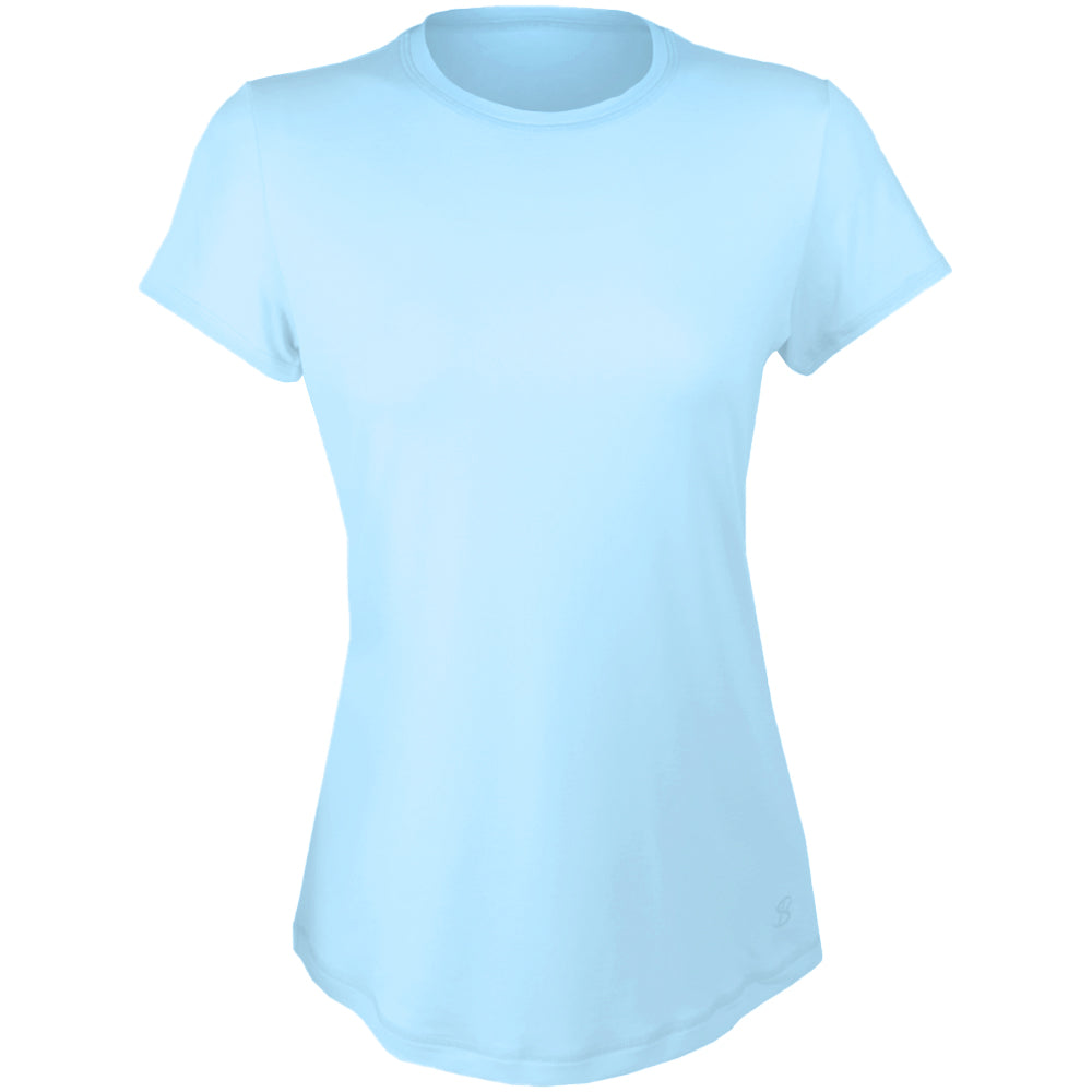 Sofibella Women's UV Colors Short Sleeve Tee - Cloud