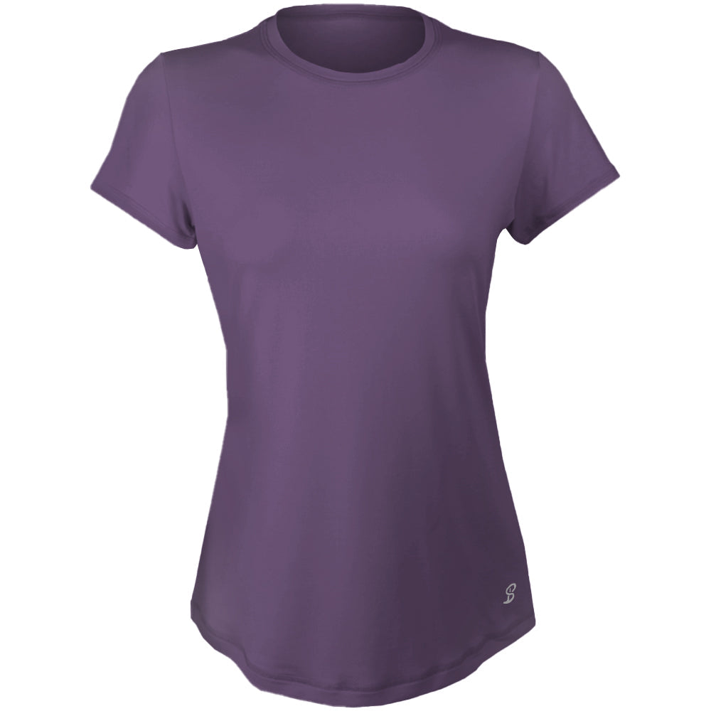 Sofibella Women's UV Colors Short Sleeve Tee - Plum