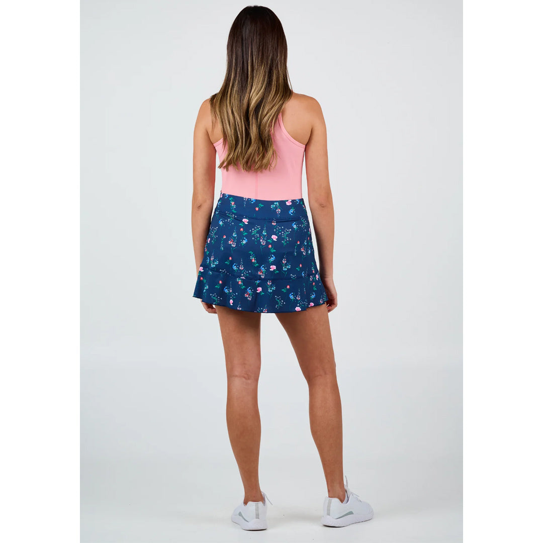 Sofibella Women's UV Colors 14" Skort - Floral Bliss