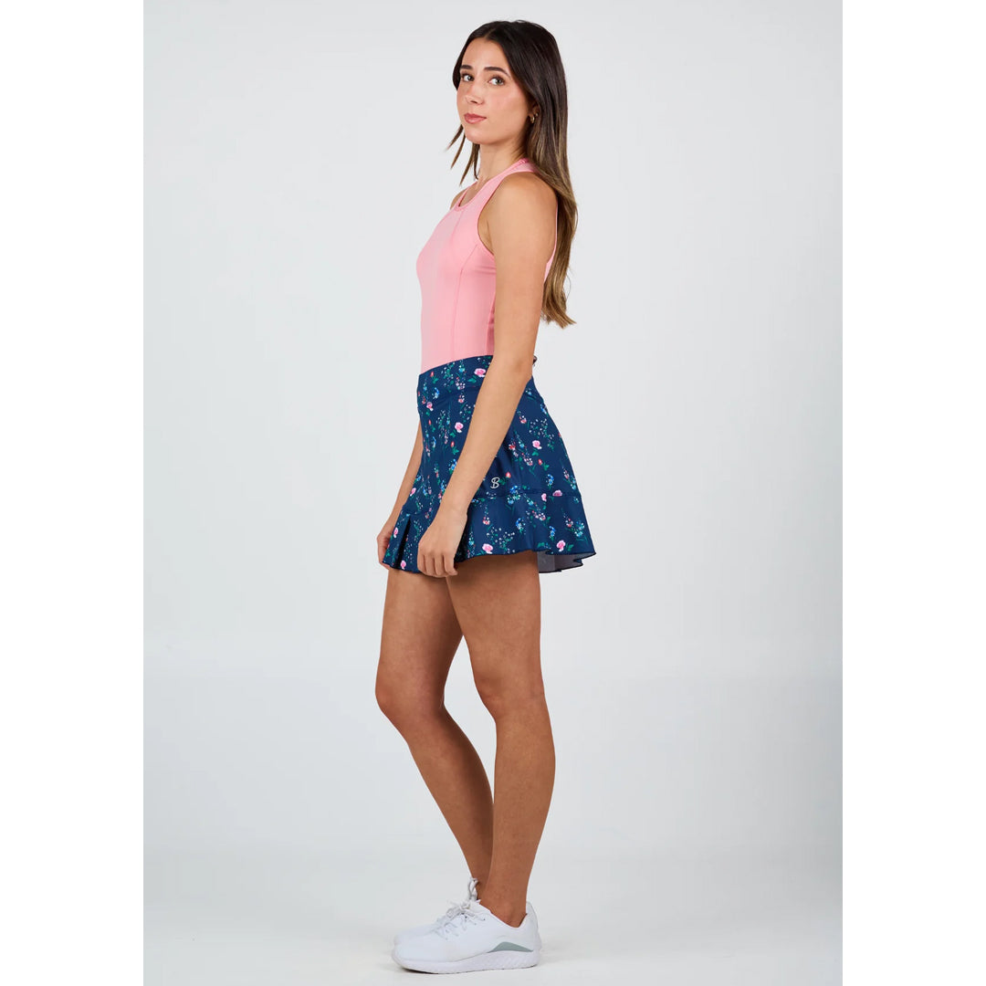 Sofibella Women's UV Colors 14" Skort - Floral Bliss