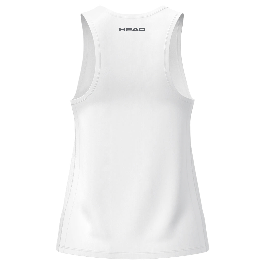 Head Women's Club Tech Tank - White